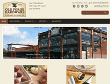 Tablet Screenshot of oldforgehardware.com